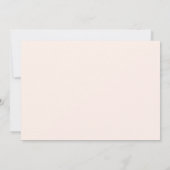 Invitation Jeu de Confetti Rose & Or Blush (Dos)