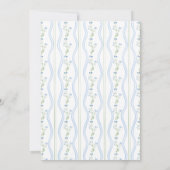 Invitation Jeu de conseils pour bébé garçon à la douche de bé (Dos)