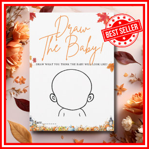 Invitation JEU DE DESSIN DE BÉBÉ Jeu de Baby Shower PETITE CI