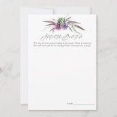 Invitation Jeu de dessin de shower de mariage sur les succule (Devant)