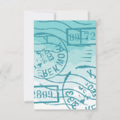 Invitation Jeu de devination de Baby shower d'avion (Dos)