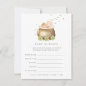 Invitation jeu de devinette de baby shower st patrick (Devant)