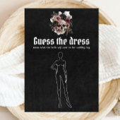 Invitation Jeu de devinette de robe de mariée pour enterremen