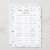 Invitation Jeu de douche à jet de bébé (Devant)