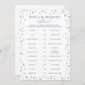 Invitation Jeu de douche à jet de bébé (Devant / Derrière)