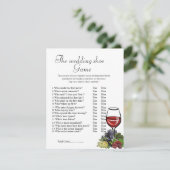 Invitation Jeu de douche nuptiale, le jeu de chaussure de mar (Debout devant)