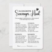 Invitation Jeu de Fête des mariées de chasse à bachelorette (Devant)