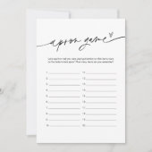 Invitation Jeu de Fête des mariées EVERLEIGH Apron (Devant)