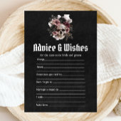 Invitation Jeu de Fête des mariées Halloween Conseils et voeu