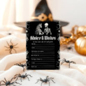 Invitation Jeu de Fête des mariées Halloween Conseils et voeu