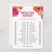 Invitation Jeu de Fête des mariées personnalisable "Elle préf (Devant)