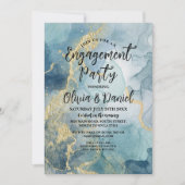 Invitation Jeu de fiançailles Crystals Couples Douche (Devant)