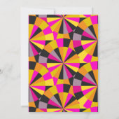 Invitation Jeu de fléchettes Bachelorette Thème Party (Dos)