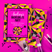 Invitation Jeu de fléchettes Bachelorette Thème Party