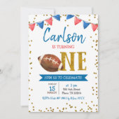 Invitation Jeu de football de la Marine Heure de l'invitation (Devant)