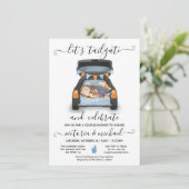 Invitation Jeu de football de voiture à hayon BBQ Bière Enter (Debout devant)