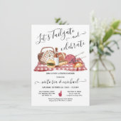 Invitation Jeu de football en porte-arrière Barbecue Bière Sh (Debout devant)