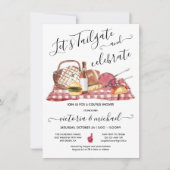 Invitation Jeu de football en porte-arrière Barbecue Bière Sh (Devant)