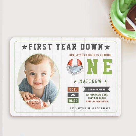 Invitation Jeu de football première année bas garçon 1er anni