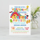 Invitation Jeu de glisse à l'école maternelle - Garçon (Debout devant)