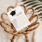 Invitation Jeu de graduation de mot simple