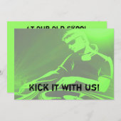 Invitation Jeu de jam. DJ (Devant / Derrière)