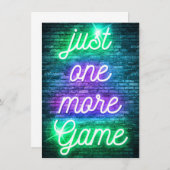 Invitation Jeu de jeu juste un de plus (Devant / Derrière)