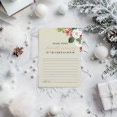 Invitation Jeu de mémoire préférée Noël hiver