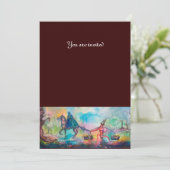 Invitation Jeu de momogramme de la TEMPÉRATURE jaune (Debout devant)