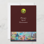 Invitation Jeu de momogramme de la TEMPÉRATURE jaune (Dos)