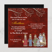 Invitation Jeu de Noël (Devant / Derrière)