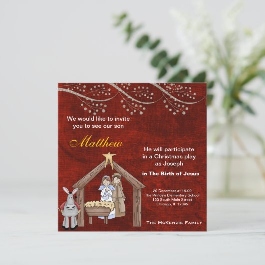 Invitation Jeu de Noël (Debout devant)