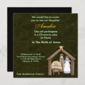 Invitation Jeu de Noël (Devant / Derrière)