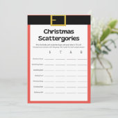 Invitation Jeu de Noël amusant - Pas modifiable - (Debout devant)