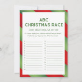 Invitation Jeu de Noël - Non modifiable - (Devant)