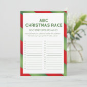 Invitation Jeu de Noël - Non modifiable - (Debout devant)