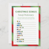 Invitation Jeu de Noël - Non modifiable - (Devant)