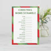 Invitation Jeu de Noël - Non modifiable - (Debout devant)