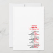 Invitation Jeu de Noël - Non modifiable - (Dos)