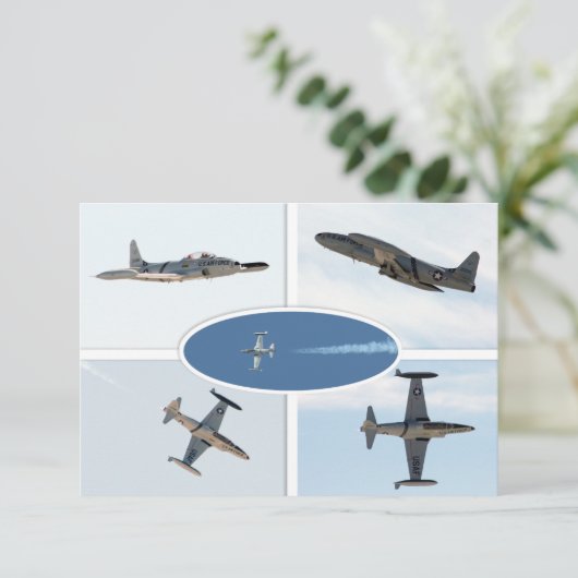 Invitation Jeu de plan P-80 Star 5 (Debout devant)