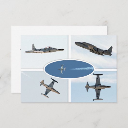 Invitation Jeu de plan P-80 Star 5 (Devant / Derrière)