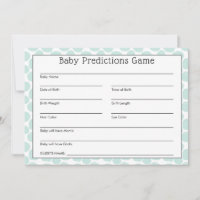 Jeu de prédictions de bébé mignonne Panda Bear