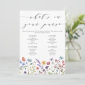 Invitation Jeu de printemps floral : Qu'est-ce qu'il y a dans (Debout devant)