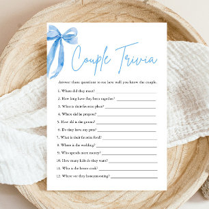Invitation Jeu de quiz pour enterrement de vie de jeune fille