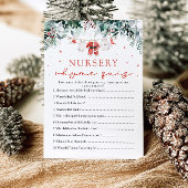 Invitation Jeu de quiz sur les comptines de Noël pour bébé Sh