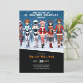 Invitation Jeu de rôle de chatbot ADULTE Noël de l'animal Rob (Debout devant)