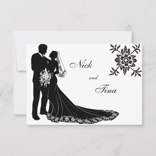 Invitation Jeu de silhouette #3 (Devant)