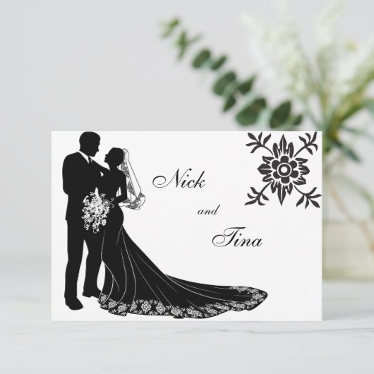 Invitation Jeu de silhouette #3 (Debout devant)