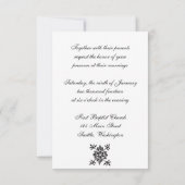 Invitation Jeu de silhouette #3 (Dos)