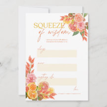 Jeu de Squeeze of Wisdom pour enterrement de vie d